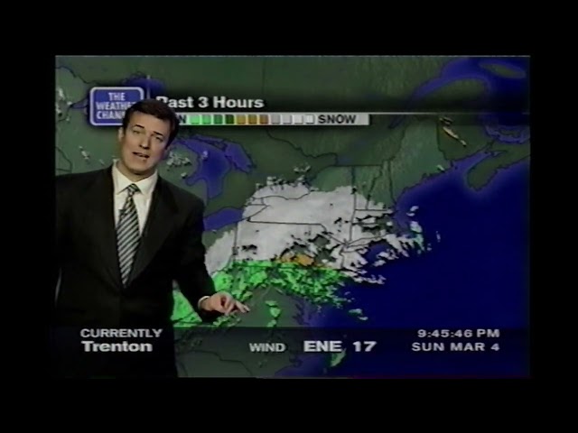 March 4, 2001 - The Weather Channel - National Forecast - 9PM