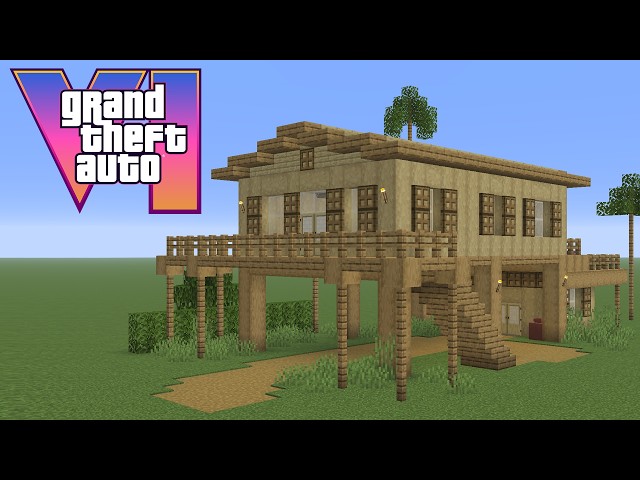 Minecraft - How to build Jason's House from GTA 6