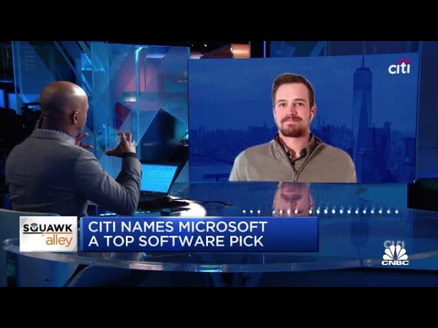 Citi names Microsoft as top software pick