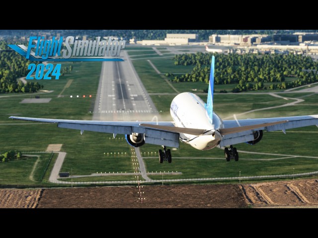 Flight Simulator Boeing 777-200ER | Chicago - Zürich | United Airlines Full Flight