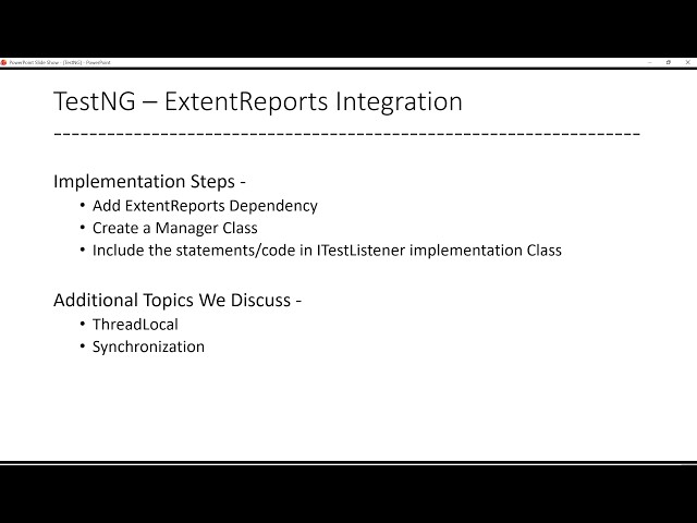 How to Integrate Extent Reports in Selenium TestNG Framework | Java | Step-by-Step Tutorial | TestNG