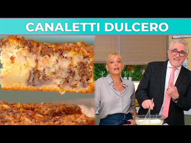Ricardo Canaletti helped Jime Monteverde bake an apple cake and showed his other side