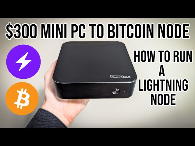 How to create a Lightning node on a DIY Start9 ( MiniPC server)
