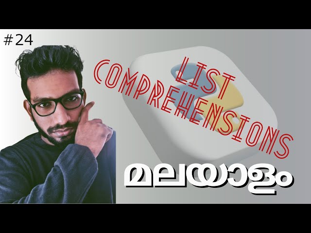 Python list comprehensions  well explained in Malayam | list comprehension python | beginner's guide