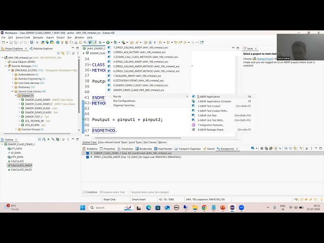 139 - ABAP on HANA - AMDP - AMDP Debugging Part1