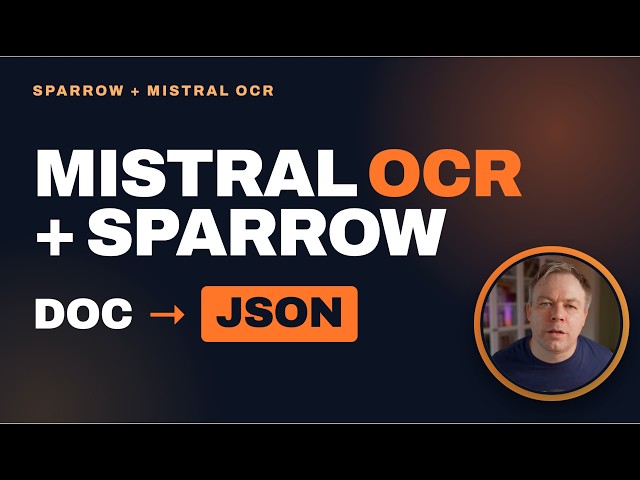 Mistral OCR + Sparrow: Document to JSON
