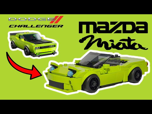 77237 Mazda Miata NA - Lego Speed Champions Alternative MOC Tutorial