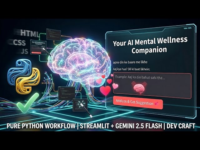 AI Mental Wellness Companion — Step-by-Step Python Project