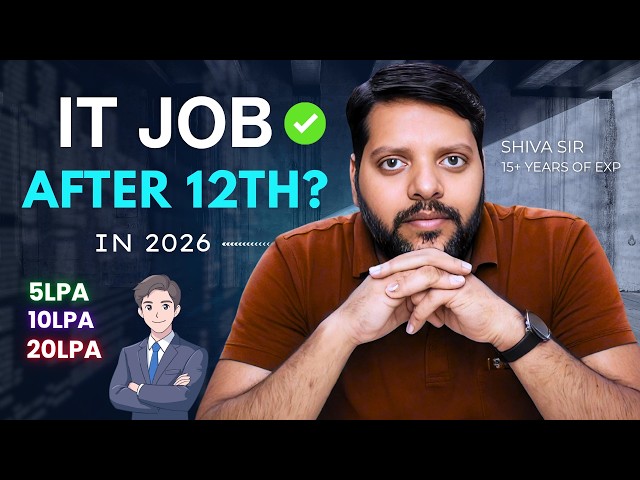 How to Get an IT Job After 12th | No Degree Needed? (2026 Reality Check)