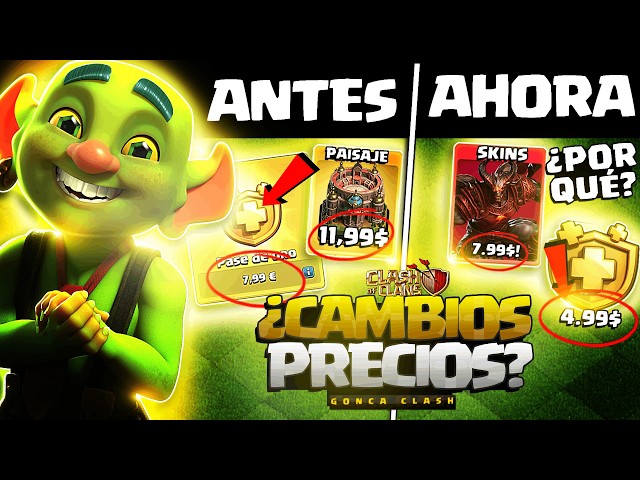 🚨 OFFICIAL: SUPERCELL CHANGES PRICES STARTING TODAY… UP TO +60% BUT ALSO PRICE CUTS! Clash of Clans