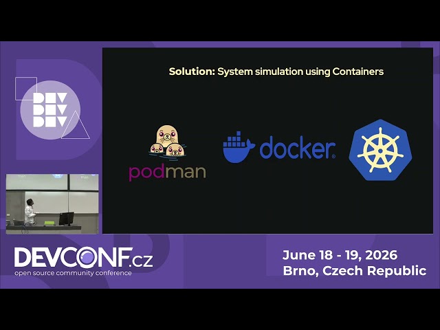 Architecting High-Density Performance Testing with Container-Based Simulation - DevConf.CZ 2026