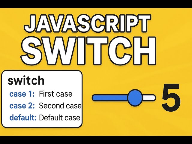 JavaScript Switch Statement Explained (Beginner Friendly Tutorial)