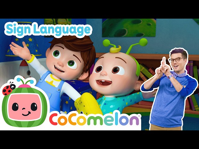 Twinkle Twinkle Little Star ✨  Learn ASL & Baby Sign Language for Kids with Cocomelon 🍉