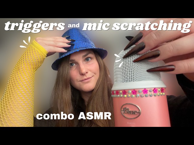 ASMR Triggers + Mic Scratching ✨ Combo ASMR ✨ No Talking