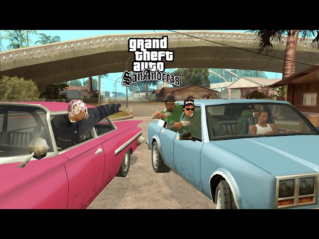 ¿Qué pasa si juegas como BALLAS en la misión DRIVE-THRU de GTA SAN ANDREAS?