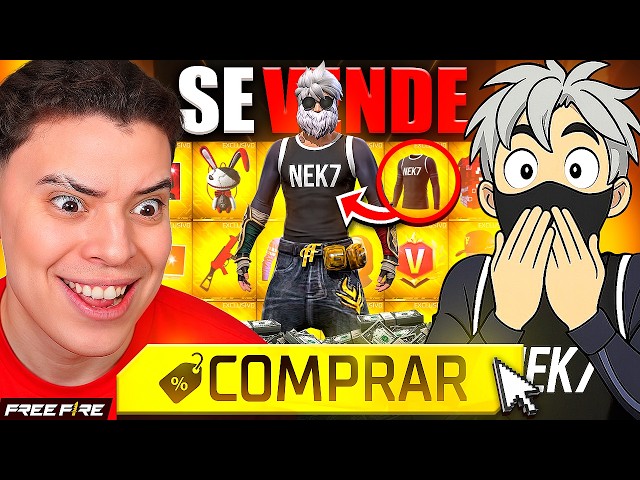 ¡COMPRE LA CUENTA DE NEK7 POR 7000$ DOLARES EN FREE FIRE! 💲🤑 *DECEPCION*