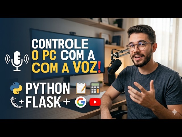 I created a voice assistant with Python and Flask that controls the PC! Step by Step