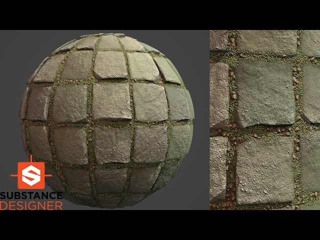 Substance Designer - Making a Stone Path Material - Cobblestone