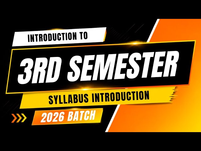 B Pharm 3rd Semester | Syllabus | Subject | Introduction 