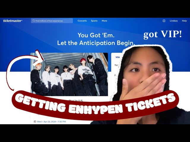 buying ENHYPEN’s FATE PLUS TOUR TICKETS on TICKETMASTER | engene membership presale + my experience