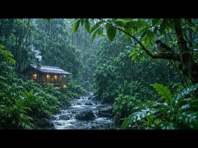 Relaxing Rain in the Forest 🌧️ Deep Sleep, Calm the Mind & Relax