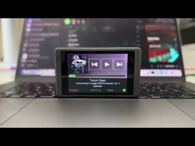 ESP32 Spotify Remote with the ThingPulse Color Kit Grande