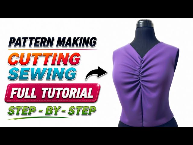 ✔️Perfect Fit Bodice | Pattern Making, Cutting & Sewing Tutorial