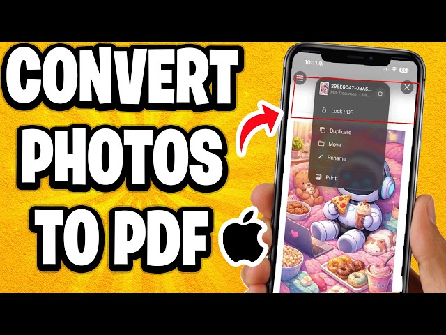 How To Convert Photos To PDF On iPhone?