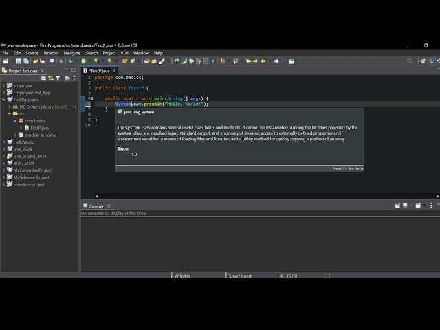 # 3 _ Write Your First Java Program | Step by Step