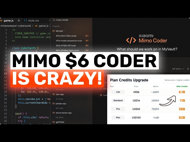 Mimo V2.5 Pro $6 4B Token Plan (Fully Tested): This is ACTUALLY CRAZY!
