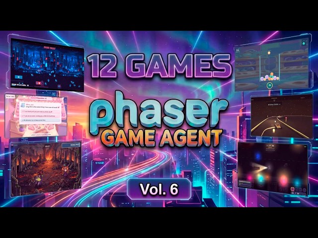 🕹️ Make Games With AI, No Code Needed | Phaser Game Agent Vol. 6 🤖