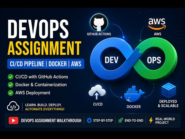 DevOps Assignment | CI/CD Pipeline with GitHub Actions, Docker & AWS