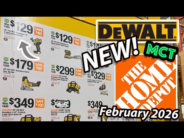New Dewalt Deals and Price Drops at Home Depot!