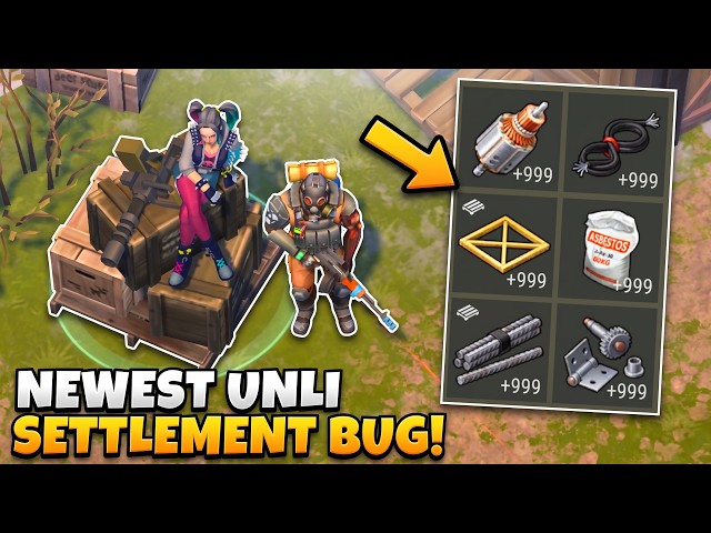 YOU CAN NOW DUPLICATE SETTLEMENT ITEMS! NEW BUG REVEALED! | LAST DAY ON EARTH SURVIVAL