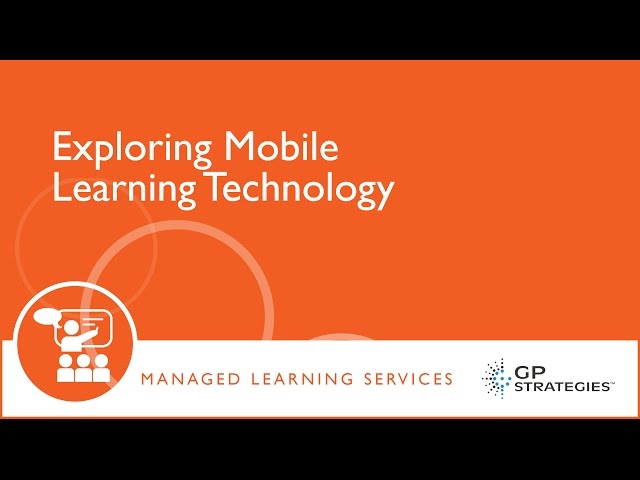 Exploring Mobile Learning Technology