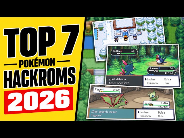 7 POKÉMON HACK ROMS You MUST PLAY in 2026 🔥