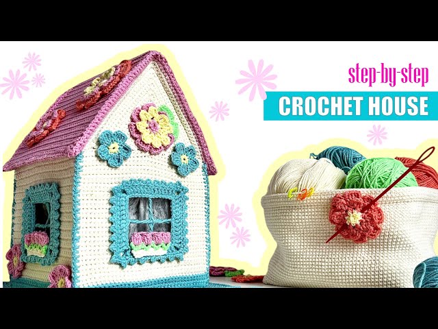 Crochet House Amigurumi | Beginner Tutorial 🏠🧶 #CrochetHouse #CrochetTutorial 
