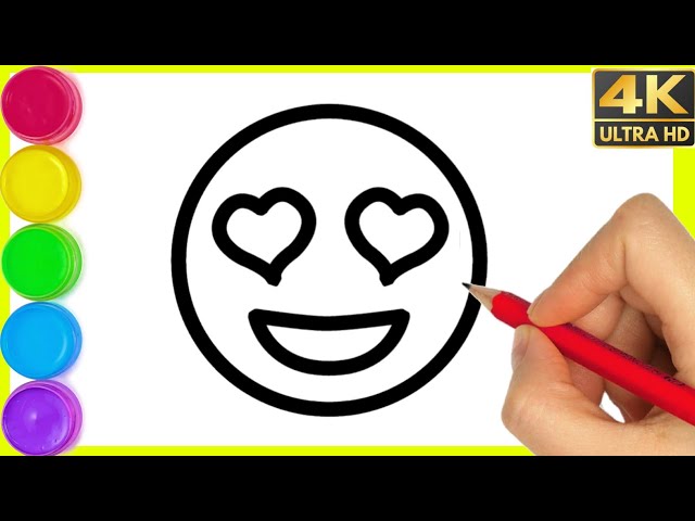 How to draw a emoji drawing easy || Step by step emoji drawing for beginners in easy way || Emoji.