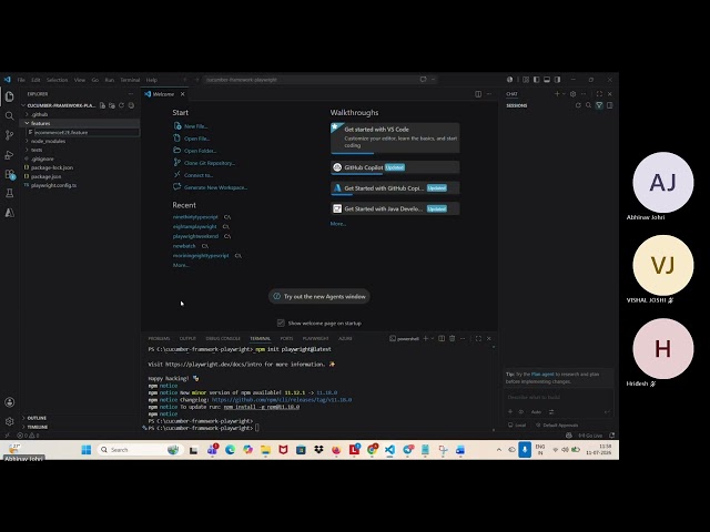 Playwright with Typescript 20260711 114754 Meeting Recording