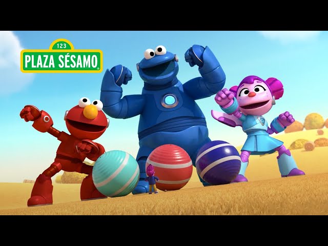 Plaza Sésamo: Elmo y el misterio de las pelotas gigantes | Meka Builders