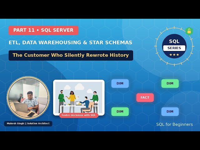 SQL Server ETL & Data Warehousing: The Customer Who Silently Rewrote History | SQL for Beginners