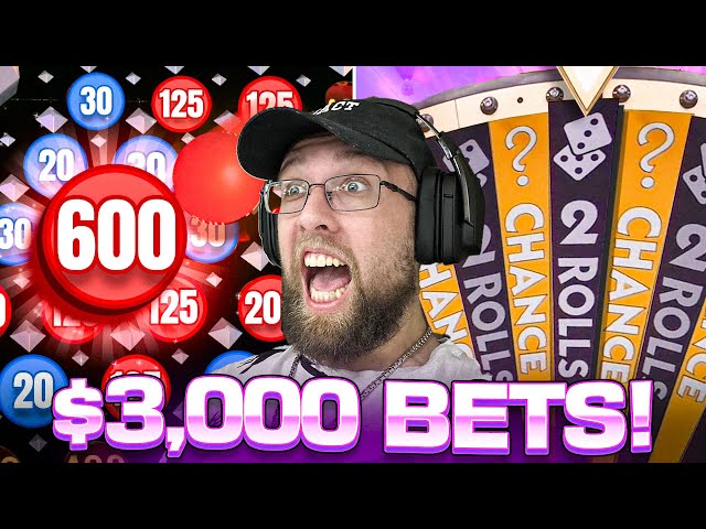 INSANE TOP SLOT GAME SHOW WINS WHILE DOING $3000 BETS