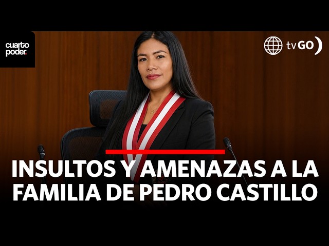 Insults by Congresswoman Catherin Palomino directed at Pedro Castillo's family | Cuarto Poder | Peru