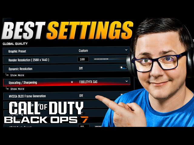 Best BO7 Graphic/Controller Settings for PC! | Improve Performance