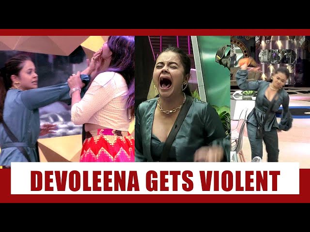 Bigg Boss 14 Day 102: Devoleena Bhattacharjee's anger crosses its limits, breaks bowls and cups