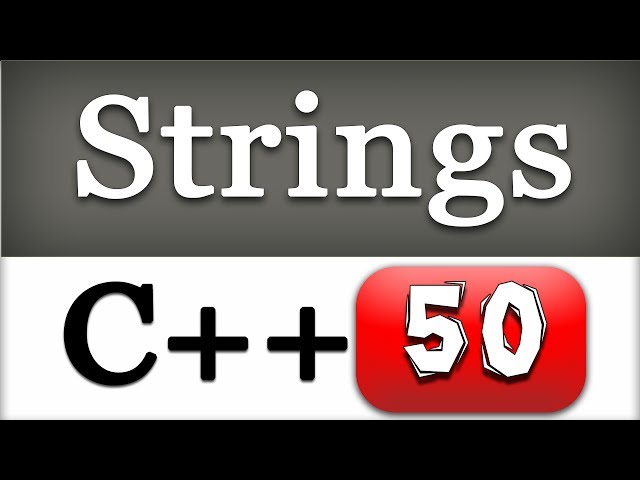 Introduction to Strings in C++ | CPP Programming Video Tutorial
