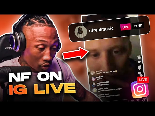 NF Goes on Instagram Live!! *Classic*