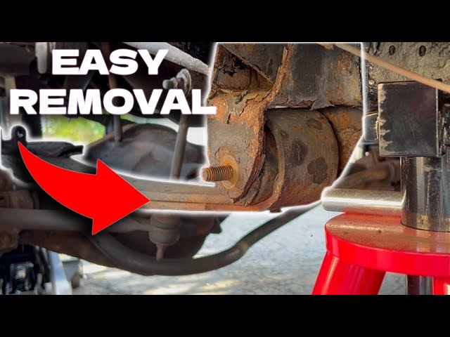 Remove Rusted or Stuck Leaf Spring Bolts – Step-by-Step DIY
