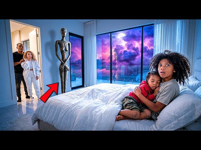 Our Security Camera Caught The Statue AT THE FOOT OF HIS BED | The Beverly Halls