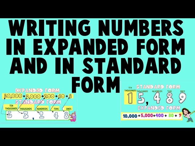 Writing Numbers in Expanded Form | MATH VIDEOS